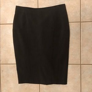 “Final Touch” Dark Grey Pencil Skirt 32” Waist